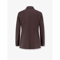 Tropical luxury wool blazer with Monili
