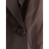 Tropical luxury wool blazer with Monili