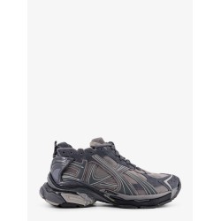 Runner low-top suede sneakers