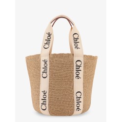 Woody rafia shoulder bag