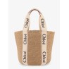Woody rafia shoulder bag