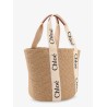 Woody rafia shoulder bag