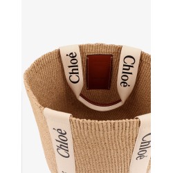 Woody rafia shoulder bag