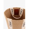 Woody rafia shoulder bag