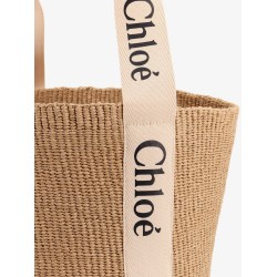 Woody rafia shoulder bag