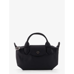 Le Pliage Xtra leather shoulder bag with engraved logo