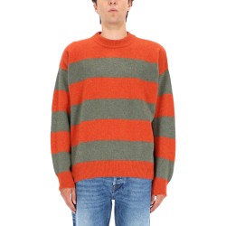 STRIPED WOOL PULLOVER