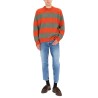 STRIPED WOOL PULLOVER