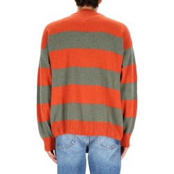 STRIPED WOOL PULLOVER
