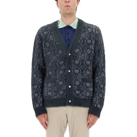 MONOGRAM "FLUFFY" CARDIGAN