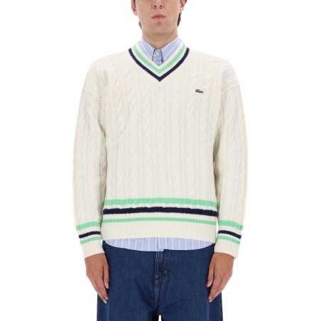 CABLE-KNIT SWEATER