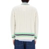 CABLE-KNIT SWEATER