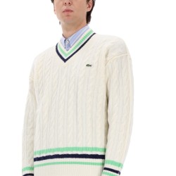 CABLE-KNIT SWEATER