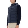 HOODED JACKET WITH KNITTED SLEEVES