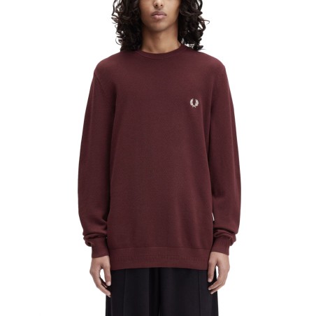 PIQUE SWEATER WITH LOGO