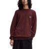 PIQUE SWEATER WITH LOGO