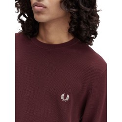 PIQUE SWEATER WITH LOGO