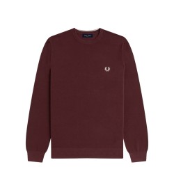 PIQUE SWEATER WITH LOGO
