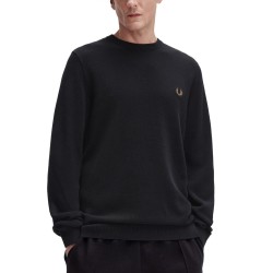 PIQUE SWEATER WITH LOGO