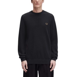 PIQUE SWEATER WITH LOGO