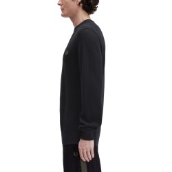 PIQUE SWEATER WITH LOGO