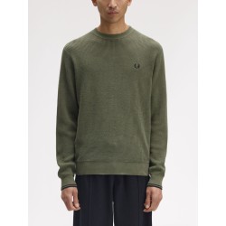 KNIT WITH EMBOSSED WORK