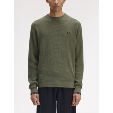 KNIT WITH EMBOSSED WORK