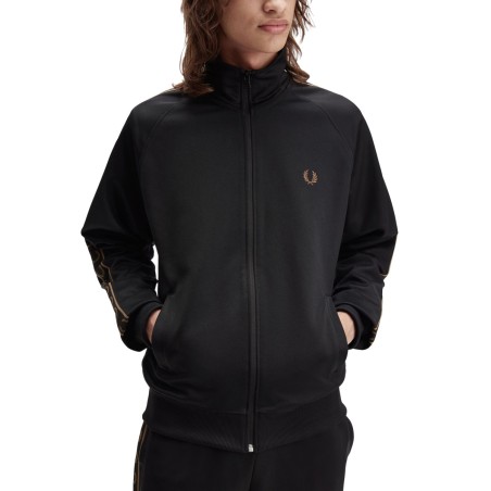 "TRACK" JACKET WITH CONTRASTING WEBBING