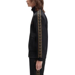 "TRACK" JACKET WITH CONTRASTING WEBBING