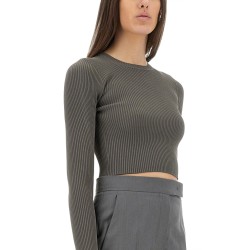 VISCOSE CREPE CROP TOP