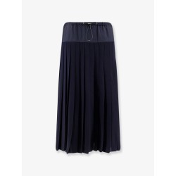Midi pleated skirt