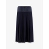 Midi pleated skirt