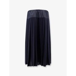 Midi pleated skirt
