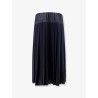 Midi pleated skirt