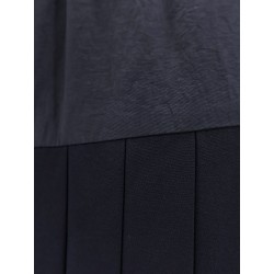 Midi pleated skirt