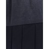 Midi pleated skirt