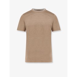 Cotton and silk T-shirt