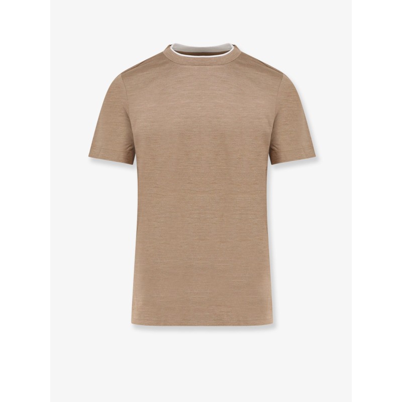 Cotton and silk T-shirt