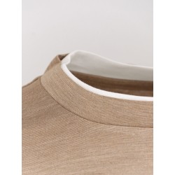 Cotton and silk T-shirt