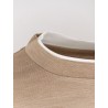Cotton and silk T-shirt
