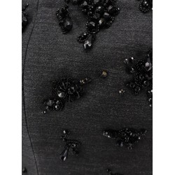 Virgin wool top with sequins