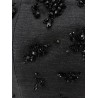 Virgin wool top with sequins