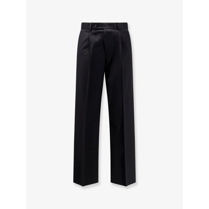 Wool blend trousers
