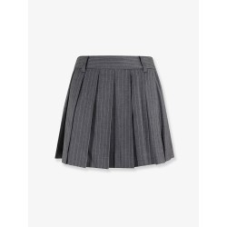 Pleated mini skirt