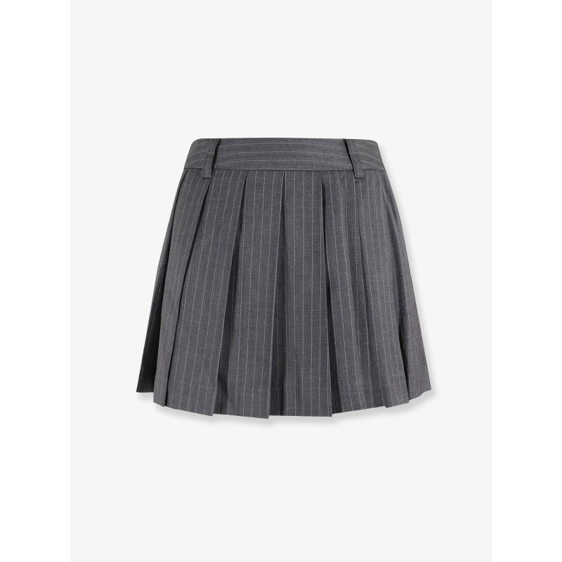 Pleated mini skirt