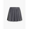 Pleated mini skirt