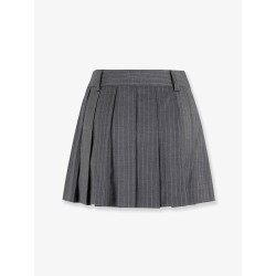 Pleated mini skirt