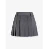 Pleated mini skirt