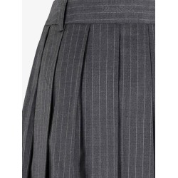 Pleated mini skirt