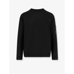 Felted wool and cotton sweater
